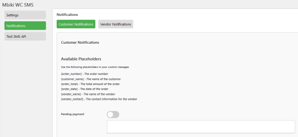 Hostpinnacle SMS plugin customer notifications